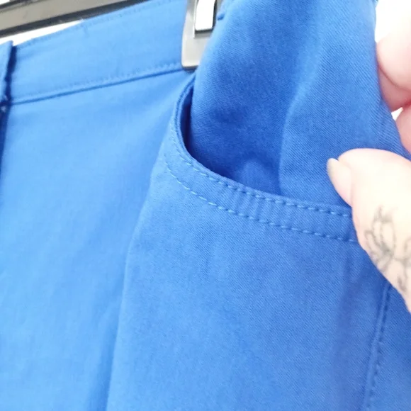 D.F.A New York Blue Cropped Jeggings SZ 14 EUC - Picture 5 of 6